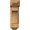 Ekena Millwork Westlake Arts and Crafts Smooth Bracket w/ Offset Brace, Western Red Cedar, 5 1/2"W x 14"D x 18"H BKT0604X14X18WTL03SWR - alternate 4